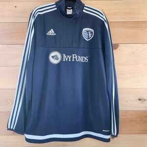 Adidas Navy Blue Soccer Jersey